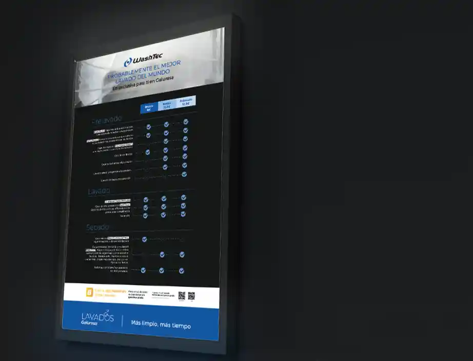 render rotulo Washtec