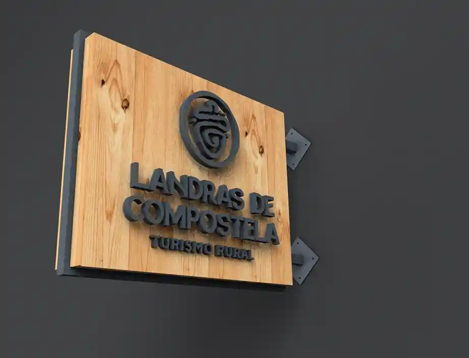 render rotulo landras